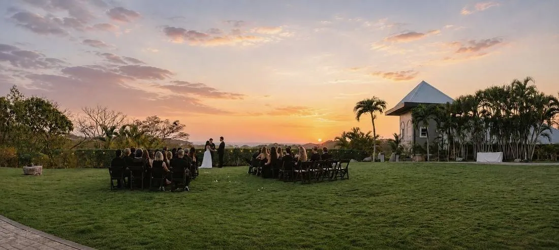 Wedding celebration at Castillo Colonial