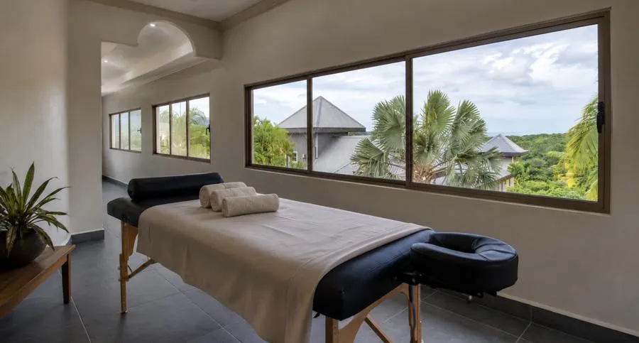 In-villa massage room