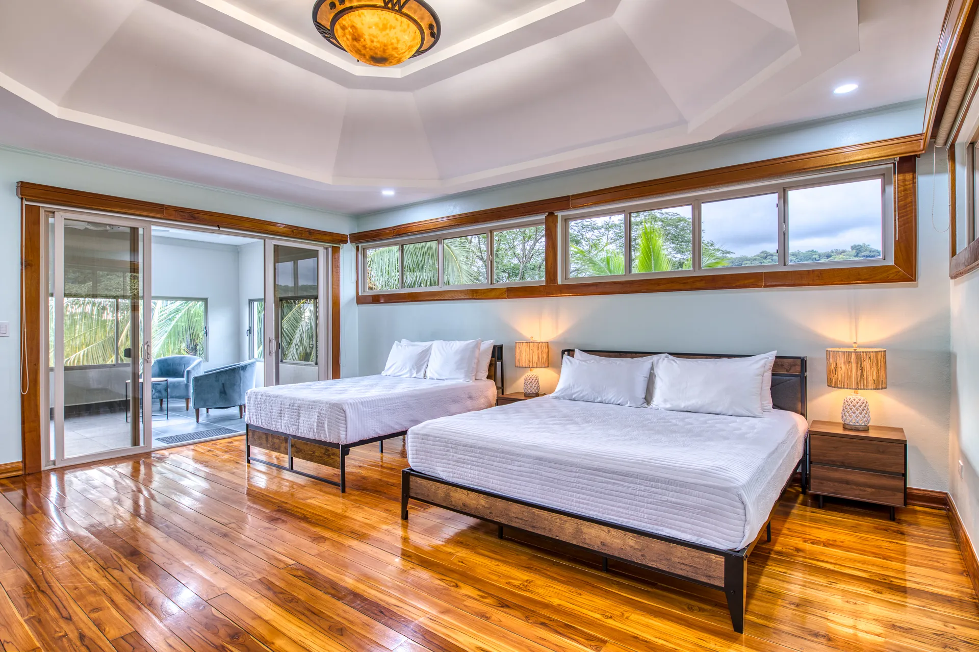 Rooftop Double Room — two beds