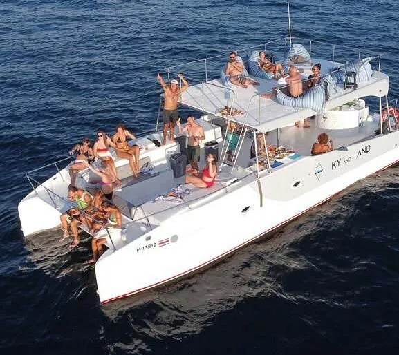 Catamaran off the Nosara coastline