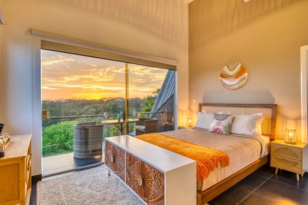 Sunset Tower suite at golden hour